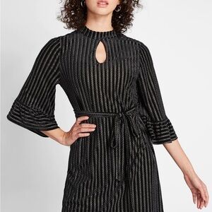 - - ModCloth Fab Feedback Mock Neck Dress
